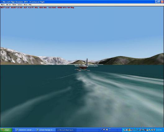 Taking off from Sitka